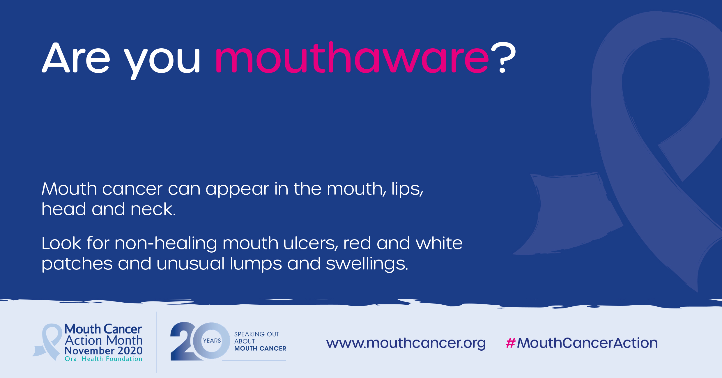 Mouth Cancer Action Month